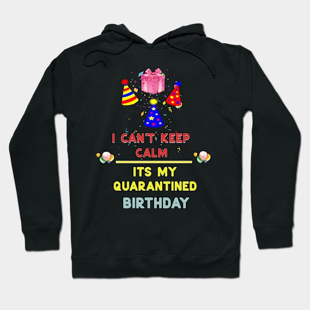 quarantined birthday gift idea Hoodie by Hussein@Hussein